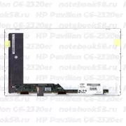 Матрица для ноутбука HP Pavilion G6-2320er (1366x768 HD) TN, 40pin, Матовая