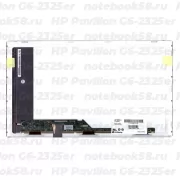 Матрица для ноутбука HP Pavilion G6-2325er (1366x768 HD) TN, 40pin, Матовая