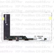 Матрица для ноутбука HP Pavilion G6-2379sr (1366x768 HD) TN, 40pin, Матовая