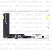 Матрица для ноутбука HP Pavilion G6-1011 (1366x768 HD) TN, 40pin, Матовая