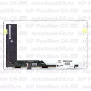 Матрица для ноутбука HP Pavilion G6-1111 (1366x768 HD) TN, 40pin, Матовая