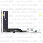 Матрица для ноутбука HP Pavilion G6-1119 (1366x768 HD) TN, 40pin, Матовая