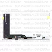 Матрица для ноутбука HP Pavilion G6-1353sr (1366x768 HD) TN, 40pin, Матовая