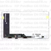 Матрица для ноутбука HP Pavilion G6-1358er (1366x768 HD) TN, 40pin, Матовая