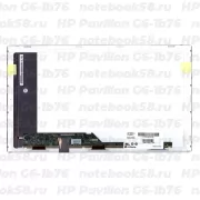 Матрица для ноутбука HP Pavilion G6-1b76 (1366x768 HD) TN, 40pin, Матовая