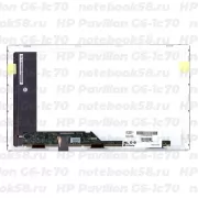 Матрица для ноутбука HP Pavilion G6-1c70 (1366x768 HD) TN, 40pin, Матовая