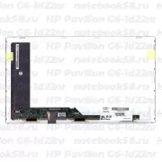 Матрица для ноутбука HP Pavilion G6-1d22nr (1366x768 HD) TN, 40pin, Матовая