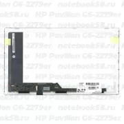 Матрица для ноутбука HP Pavilion G6-2279er (1366x768 HD) TN, 40pin, Глянцевая