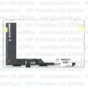 Матрица для ноутбука HP Pavilion G6-2291nr (1366x768 HD) TN, 40pin, Глянцевая