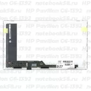 Матрица для ноутбука HP Pavilion G6-1392 (1366x768 HD) TN, 40pin, Глянцевая