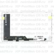 Матрица для ноутбука HP Pavilion G6-1c13 (1366x768 HD) TN, 40pin, Глянцевая