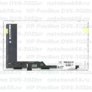 Матрица для ноутбука HP Pavilion DV6-3022sr (1366x768 HD) TN, 40pin, Глянцевая