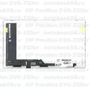 Матрица для ноутбука HP Pavilion DV6-3121er (1366x768 HD) TN, 40pin, Глянцевая