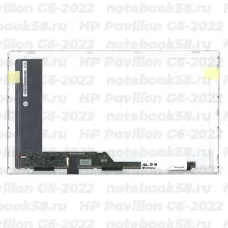 Матрица для ноутбука HP Pavilion G6-2022 (1366x768 HD) TN, 40pin, Матовая