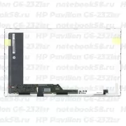 Матрица для ноутбука HP Pavilion G6-2321sr (1366x768 HD) TN, 40pin, Матовая