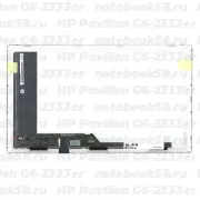 Матрица для ноутбука HP Pavilion G6-2333er (1366x768 HD) TN, 40pin, Матовая