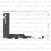 Матрица для ноутбука HP Pavilion G6-1112 (1366x768 HD) TN, 40pin, Матовая