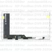 Матрица для ноутбука HP Pavilion DV6-3030er (1366x768 HD) TN, 40pin, Матовая