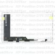 Матрица для ноутбука HP Pavilion DV6-3075er (1366x768 HD) TN, 40pin, Матовая