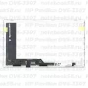 Матрица для ноутбука HP Pavilion DV6-3307 (1366x768 HD) TN, 40pin, Матовая