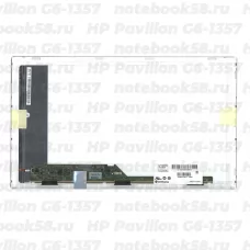 Матрица для ноутбука HP Pavilion G6-1357 (1366x768 HD) TN, 40pin, Глянцевая