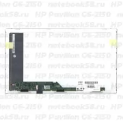 Матрица для ноутбука HP Pavilion G6-2150 (1366x768 HD) TN, 40pin, Глянцевая