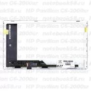 Матрица для ноутбука HP Pavilion G6-2000sr (1366x768 HD) TN, 40pin, Матовая