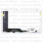 Матрица для ноутбука HP Pavilion G6-2008sr (1366x768 HD) TN, 40pin, Матовая