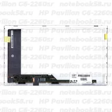 Матрица для ноутбука HP Pavilion G6-2260sr (1366x768 HD) TN, 40pin, Матовая