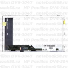 Матрица для ноутбука HP Pavilion DV6-3047 (1366x768 HD) TN, 40pin, Матовая