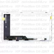 Матрица для ноутбука HP Pavilion G6-2267 (1366x768 HD) TN, 40pin, Матовая