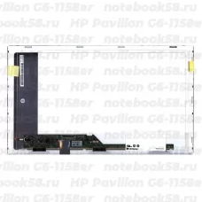 Матрица для ноутбука HP Pavilion G6-1158er (1366x768 HD) TN, 40pin, Матовая