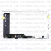 Матрица для ноутбука HP Pavilion G6-1c64 (1366x768 HD) TN, 40pin, Матовая