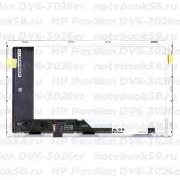 Матрица для ноутбука HP Pavilion DV6-3026er (1366x768 HD) TN, 40pin, Матовая