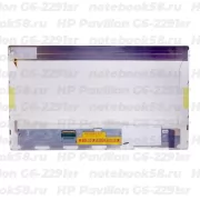 Матрица для ноутбука HP Pavilion G6-2291sr (1366x768 HD) TN, 40pin, Глянцевая