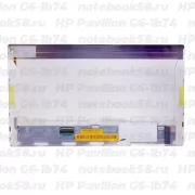 Матрица для ноутбука HP Pavilion G6-1b74 (1366x768 HD) TN, 40pin, Глянцевая