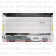 Матрица для ноутбука HP Pavilion G6-2318sr (1366x768 HD) TN, 40pin, Матовая