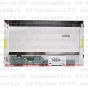 Матрица для ноутбука HP Pavilion G6-1111 (1366x768 HD) TN, 40pin, Матовая