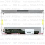 Матрица для ноутбука HP Pavilion DV6-3015sr (1366x768 HD) TN, 40pin, Глянцевая