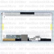 Матрица для ноутбука HP Pavilion G6-2008er (1366x768 HD) TN, 40pin, Матовая