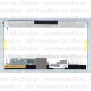 Матрица для ноутбука HP Pavilion G6-2345er (1366x768 HD) TN, 40pin, Матовая