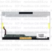 Матрица для ноутбука HP Pavilion G6-2081er (1366x768 HD) TN, 40pin, Глянцевая