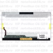 Матрица для ноутбука HP Pavilion G6-1238 (1366x768 HD) TN, 40pin, Глянцевая