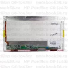 Матрица для ноутбука HP Pavilion G6-1c43nr (1366x768 HD) TN, 40pin, Глянцевая