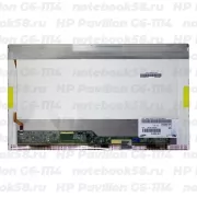 Матрица для ноутбука HP Pavilion G6-1114 (1366x768 HD) TN, 40pin, Глянцевая