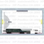 Матрица для ноутбука HP Pavilion G6-2085 (1366x768 HD) TN, 40pin, Матовая