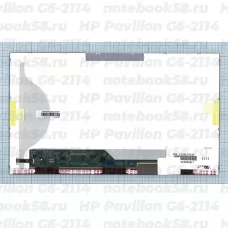 Матрица для ноутбука HP Pavilion G6-2114 (1366x768 HD) TN, 40pin, Матовая