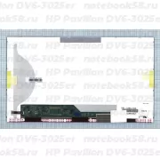 Матрица для ноутбука HP Pavilion DV6-3025er (1366x768 HD) TN, 40pin, Матовая