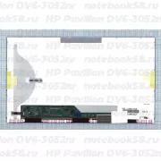 Матрица для ноутбука HP Pavilion DV6-3052nr (1366x768 HD) TN, 40pin, Матовая