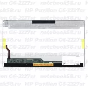 Матрица для ноутбука HP Pavilion G6-2227sr (1366x768 HD) TN, 40pin, Глянцевая